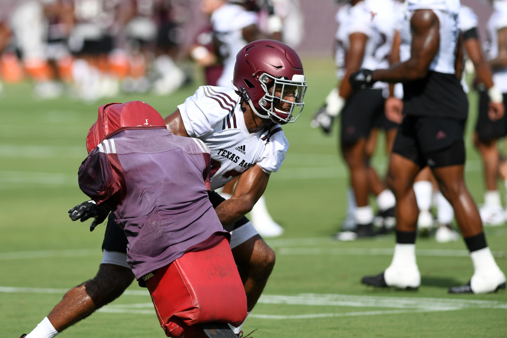 Texas A&M football practice